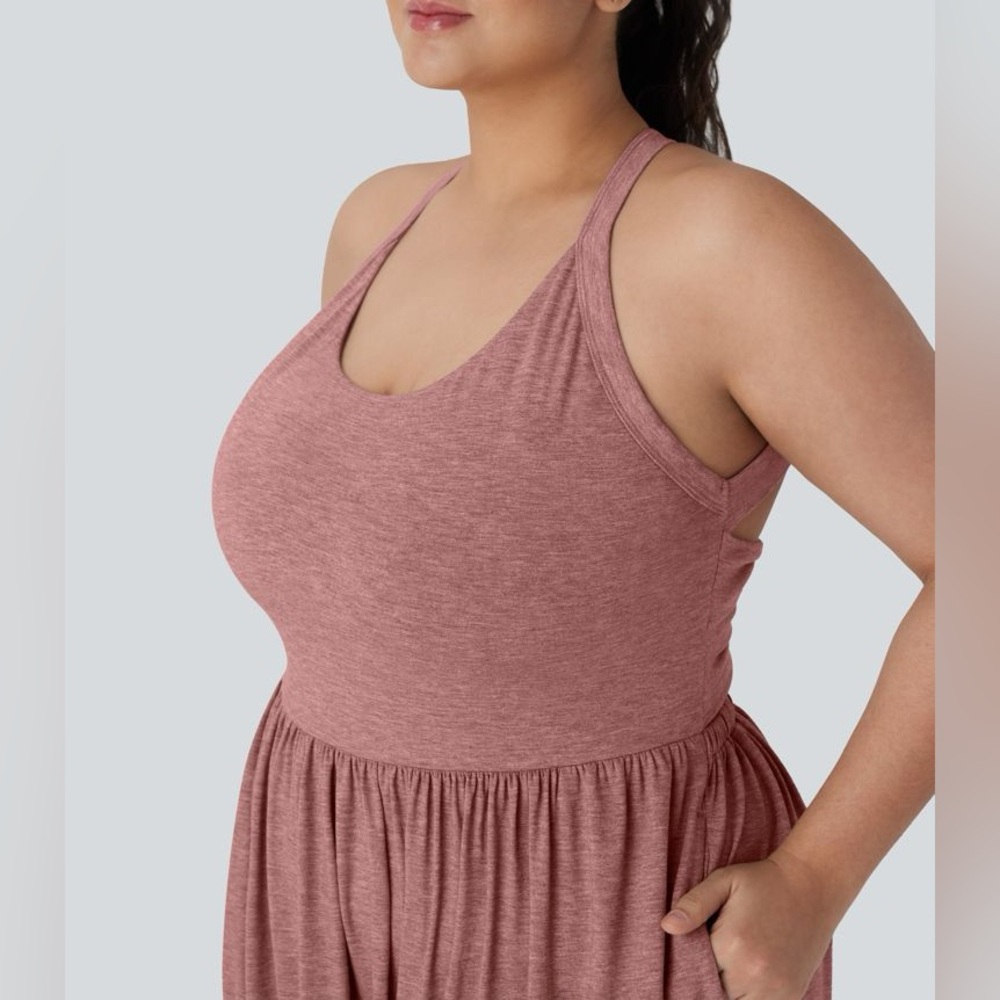 Halara Harem Casual Jumpsuit with Pocket-Easy Peezy Edition Size L NWT - Picture 3 of 12